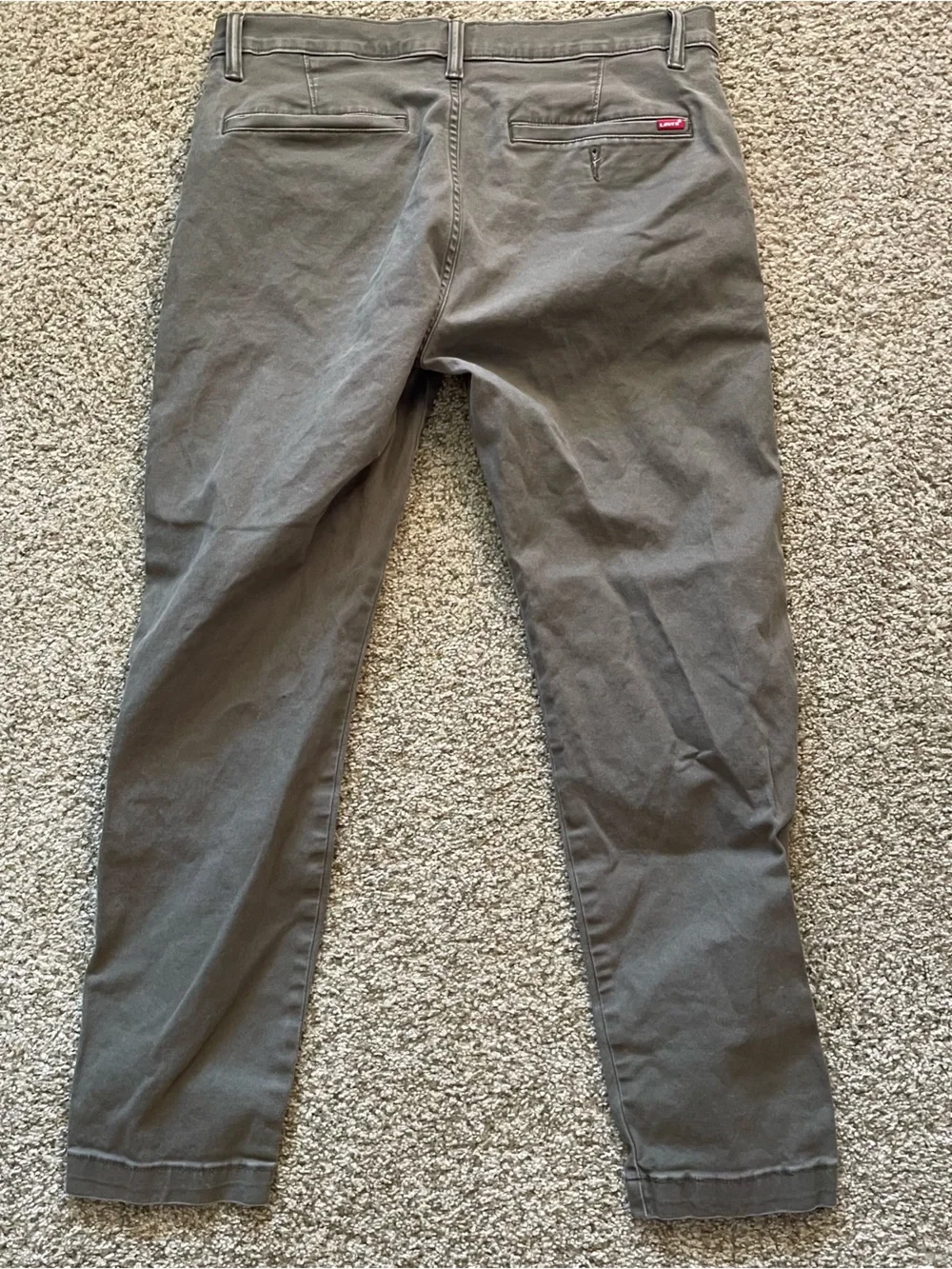 Levi's Men's 34 Straight XX Chinos preppy academia skater green pants